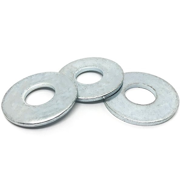 575 Pieces 5/8in USS Low Carbon Flat Washers Zinc